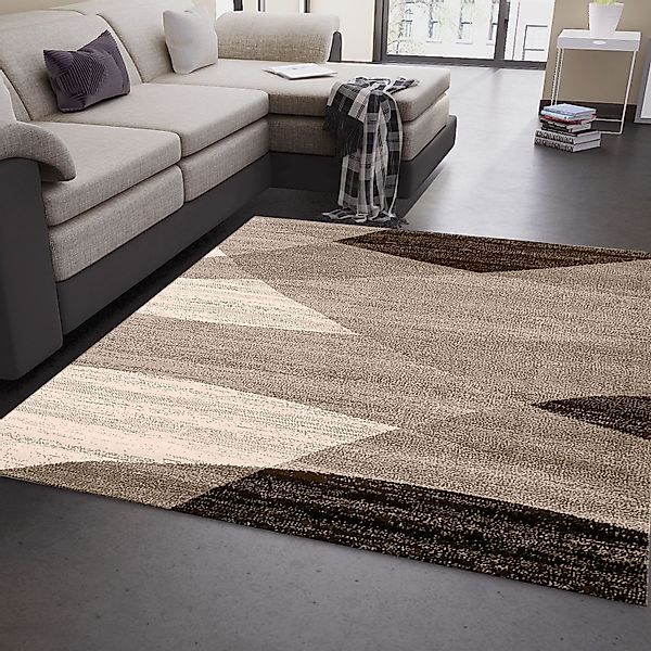 Vimoda Läufer Wohnzimmer Teppich Kurzflor geometrisches günstig online kaufen