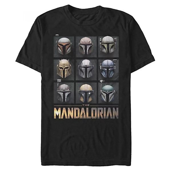 Star Wars - The Mandalorian - Mandalorian Mando Helmet Boxup - Männer T-Shi günstig online kaufen