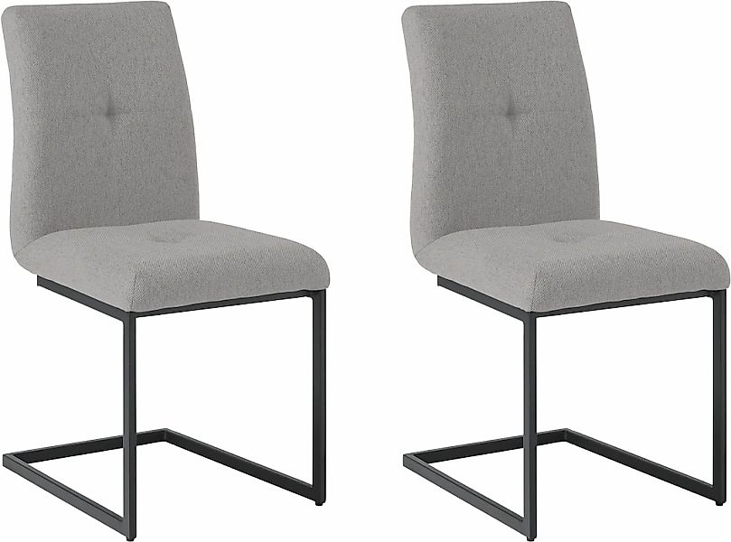 OTTO home Esszimmerstuhl "Vendy" (Set) 2 Stk. Struktur mit verstellbaren Fü günstig online kaufen
