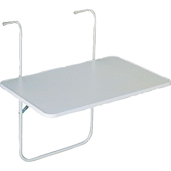 Best Balkon-Hängetisch rechteckig 60 cm x 40 cm Weiß günstig online kaufen