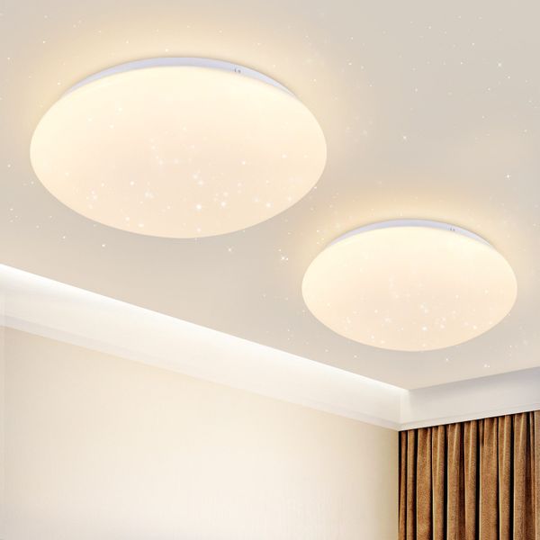 Nettlife LED Deckenleuchte Kinderzimmer Weiß Rund günstig online kaufen