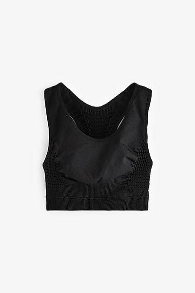 Next Crop-Top Nahtloses Sportoberteil mit Ringerrücken günstig online kaufen