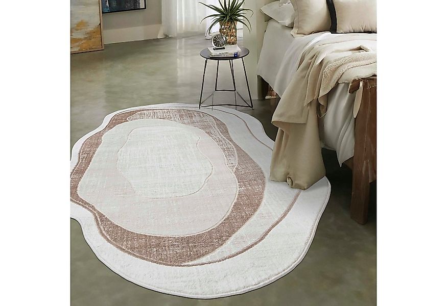 Mazovia Designteppich Modern Unregelmäßig Teppich Weich Teppich für Wohnzim günstig online kaufen