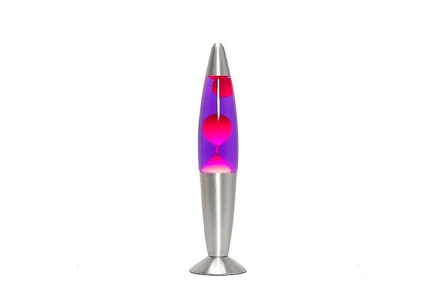 Licht-Erlebnisse Lavalampe TIMMY, Warmweiß, Retro Lampe Tisch Lila Rot deko günstig online kaufen