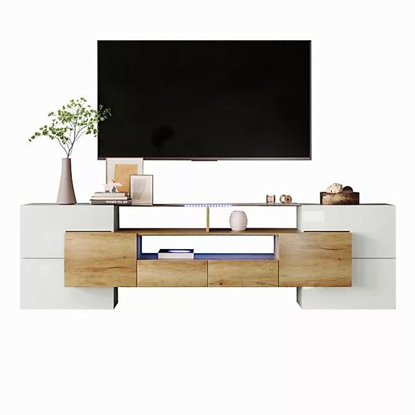 REDOM TV-Schrank TV Schrank Lowboard Fernsehschrank Entertainment Center St günstig online kaufen