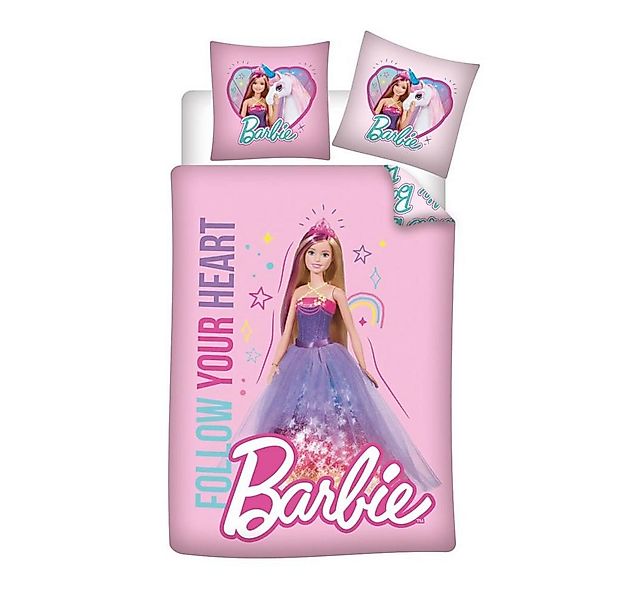 AY!Max Babybettwäsche Herzensträume: Barbie Baby-Bettwäsche „Follow Your He günstig online kaufen