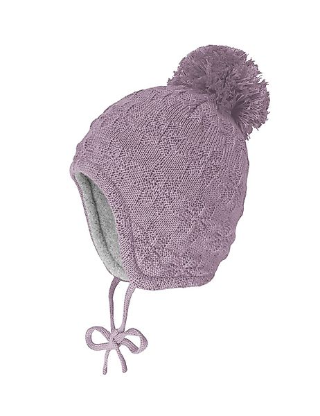 MAXIMO Strickmütze MINI-Mütze ausgenäht Struktur Norwegerstern, günstig online kaufen