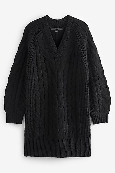 Next Strickkleid Kleid im Zopfmuster mit günstig online kaufen