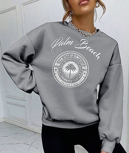 RMK Rundhalspullover Damen Pulli Pullover Hoodie günstig online kaufen
