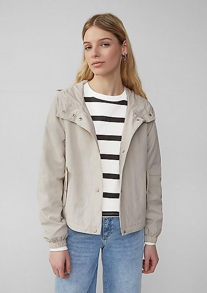 QS Funktionsjacke Outdoor-Jacke Nylon-Jacke mit Kapuze und verstellbarem Sa günstig online kaufen