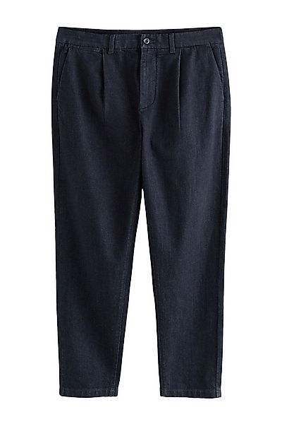 Next Regular-fit-Jeans Regular Fit Denim-Chinohose mit Bundfalte (1-tlg) günstig online kaufen
