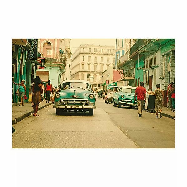 Komar Poster Cuba Rush Auto B/L: ca. 70x50 cm günstig online kaufen