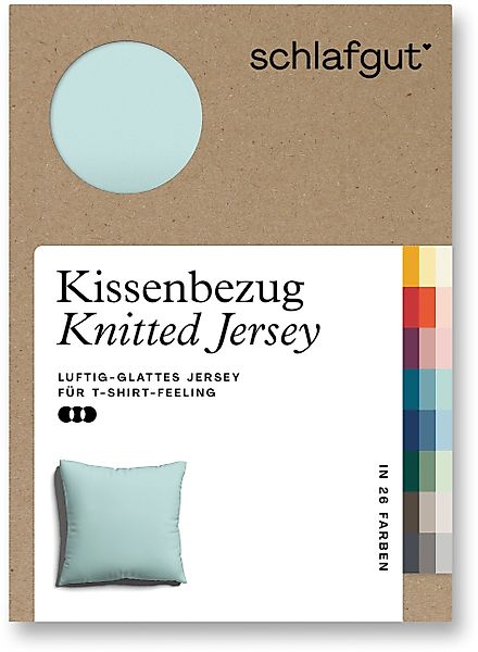 Schlafgut Kissenbezug Knitted Jersey aus Bio-Baumwolle günstig online kaufen