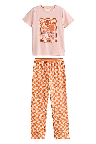 Next Pyjama Kurzärmeliger Baumwoll-Pyjama (2 tlg) günstig online kaufen