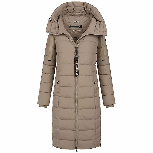 Navahoo Winterjacke "Mondmaedchen" Extra langer Schnitt mit seitlichen Belü günstig online kaufen