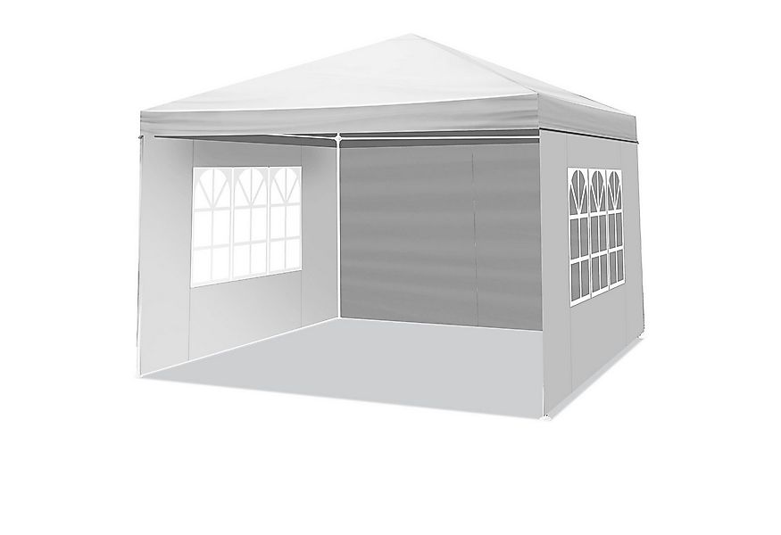 VINGLI Faltpavillon L x B: 3 x 3 m mit 3/4 Wänden, 3 x 9 mit 8 Wänden günstig online kaufen