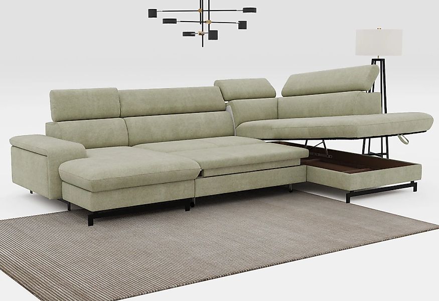 COTTA Wohnlandschaft "Emma U-Form" mit Kopfteilverstellung, wahlweise mit B günstig online kaufen