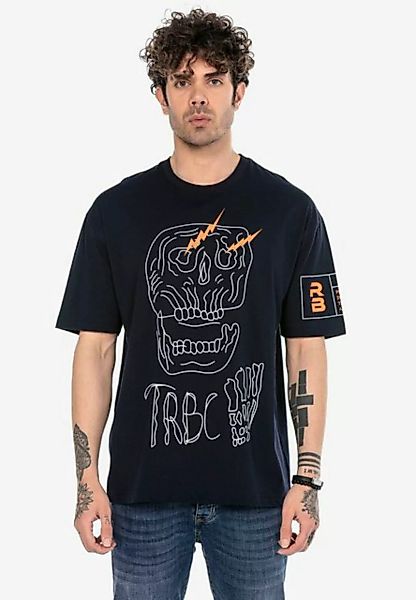 RedBridge T-Shirt McAllen mit stylischem Totenkopf-Print günstig online kaufen