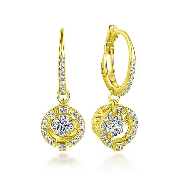 Lisandra Scott Paar Ohrhänger Funkelnd Creolen Ohrringe Kristallpavé hängen günstig online kaufen