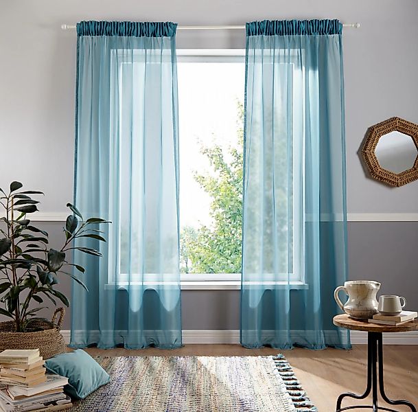 OTTO home Gardine "Ari" Multifunktionsband 1 Stk. tlg. Bestseller mit 4,5-S günstig online kaufen