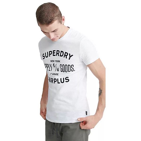 Superdry Surplus Goods Classic Graphic Kurzarm T-shirt L Optic Slub günstig online kaufen