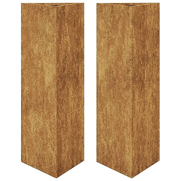 vidaXL Blumentopf Pflanzkübel 2 Stk. Dreieckig günstig online kaufen
