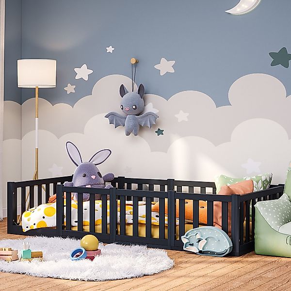 Bellabino Kinderbett Tapi (Bodenbett mit Rausfallschutz günstig online kaufen