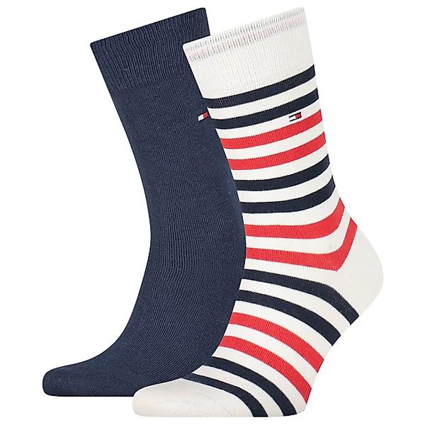 Tommy Hilfiger Duo Stripe Socken 2 Paare EU 43-46 White Combo günstig online kaufen