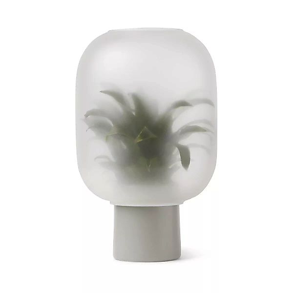 Nebl Blumentopf mit Milchglas groß Ø25cm grau günstig online kaufen