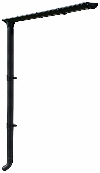 Skanholz Dachrinne Set, mit Fallrohr, 251 cm günstig online kaufen