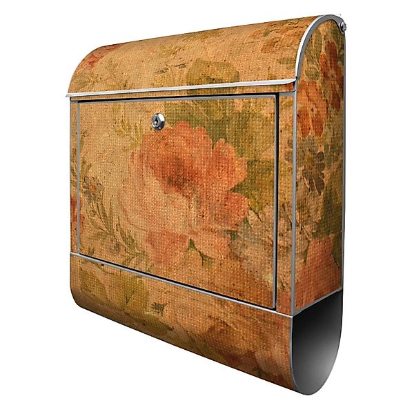 Banjado Design Briefkasten Silber Pulverbeschichtet 39x47x14cm 2 Schlüssel günstig online kaufen