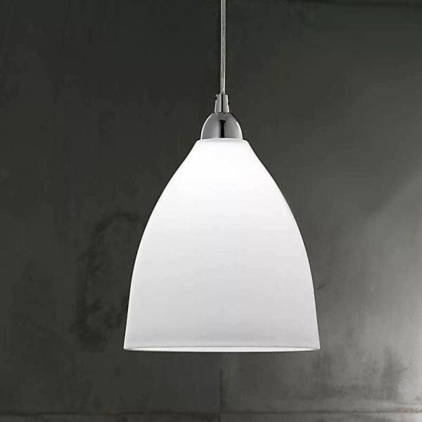Glas-Hängeleuchte PROVENZA 27 cm weiß günstig online kaufen