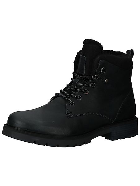 Bullboxer Stiefelette Leder/Textil Schnürstiefelette günstig online kaufen