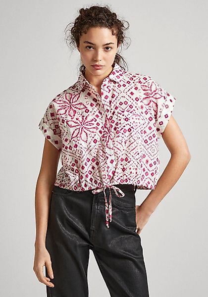 Pepe Jeans Kurzarmbluse DULCE in kastiger günstig online kaufen