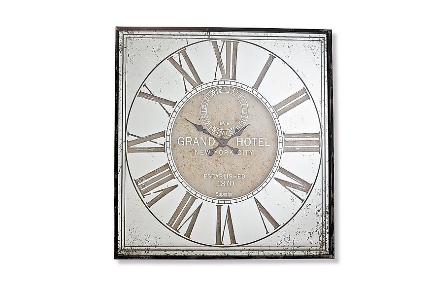 Mirabeau Wanduhr Uhr Mirads antiksilber/schwarz günstig online kaufen