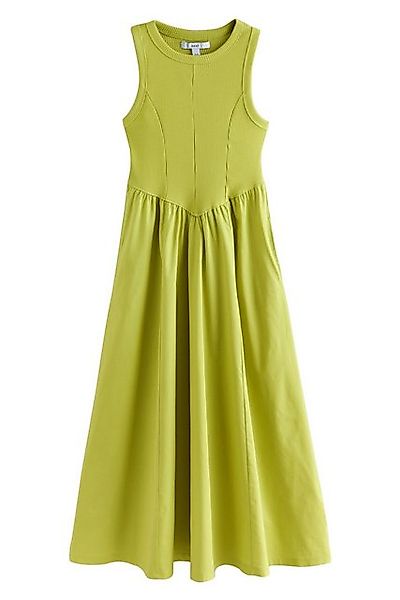 Next Midikleid Ärmelloses Midi-Rippenstrickkleid mit Racerback (1-tlg) günstig online kaufen
