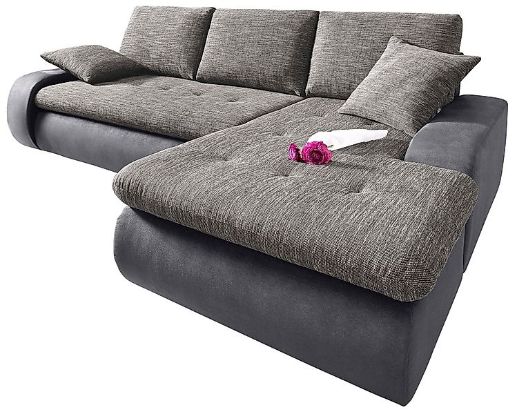TRENDMANUFAKTUR Ecksofa "Indie, modern und bequem, Materialmix, OTTOs Choic günstig online kaufen