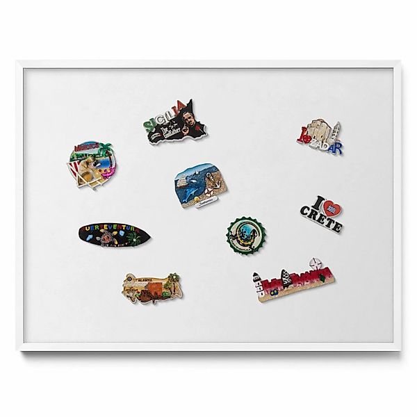 Tulup Magnettafel Wanddekoration Magnettafel bedruckt Farbe Weiß 80x60 cm M günstig online kaufen