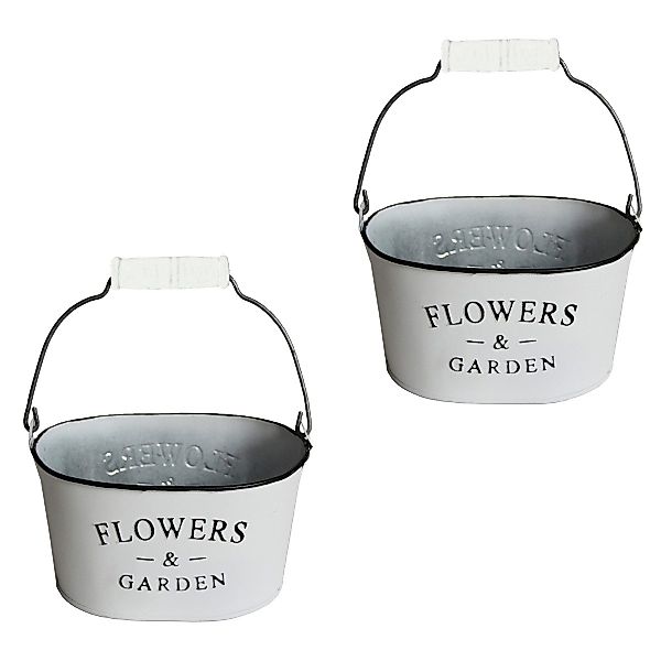 Macosa Home Pflanzschale Deko Pflanztopf Weiß günstig online kaufen
