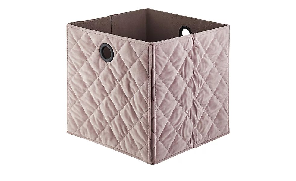 Aufbewahrungsbox - rosa/pink - Pappe, Samt - 30 cm - 30 cm - 30 cm - Sconto günstig online kaufen