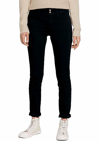 TOM TAILOR Skinny-fit-Jeans "Alexa Skinny", mit Doppelknopf-Verschluss günstig online kaufen