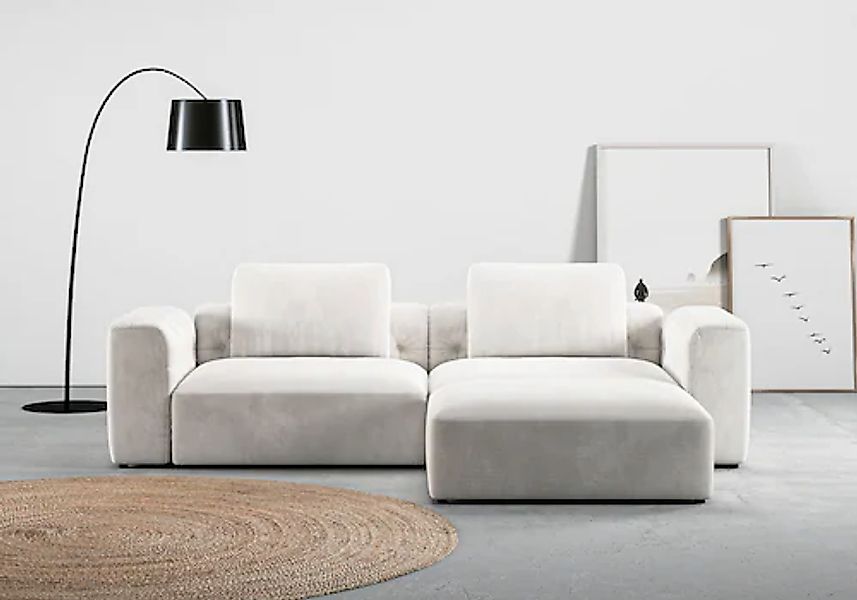 Home affaire Ecksofa »Cushid L-Form« Modulset, bestehend aus 3 Teilen günstig online kaufen