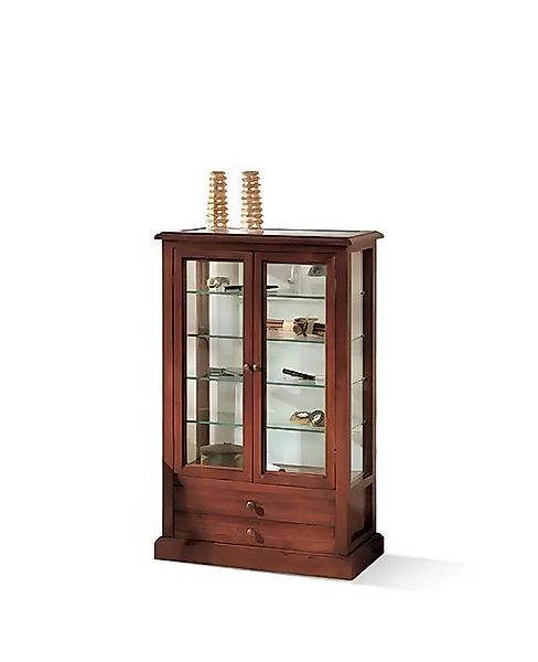 Xlmoebel Vitrine Holz Wohnzimmer Vitrine Schrank - Italienische Anrichte Mö günstig online kaufen