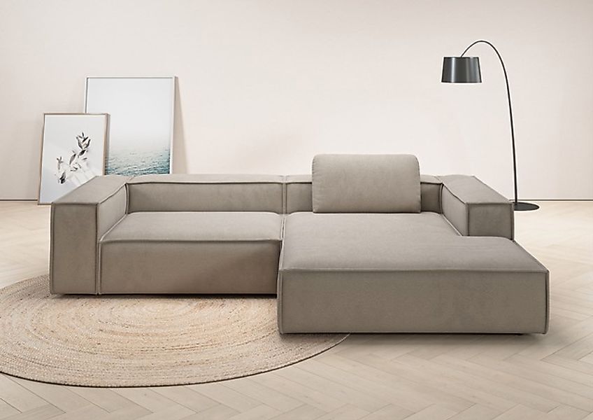 Places of Style Ecksofa »Watertown, modernes XXL L-Form, 306 cm breit«, Gro günstig online kaufen
