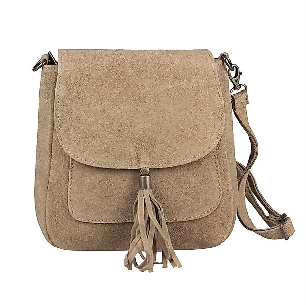 ITALYSHOP24 Schultertasche Made in Italy Damen Leder Tasche CrossOver, als günstig online kaufen