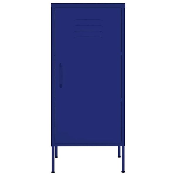 vidaXL Mehrzweckschrank Lagerschrank Marineblau 42,5x35x101,5 cm Stahl günstig online kaufen