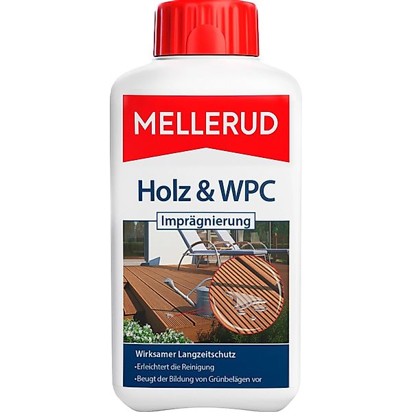Mellerud Holz & WPC Imprägnierung 0,5 l Holzpflegeöl günstig online kaufen