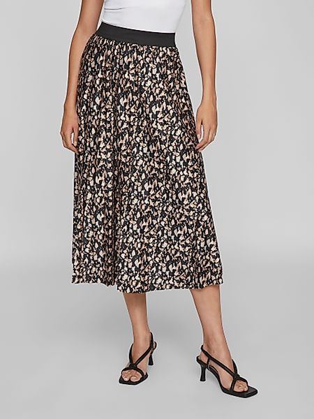 Vila Plisseerock VINITBAN PRINT SKIRT - günstig online kaufen
