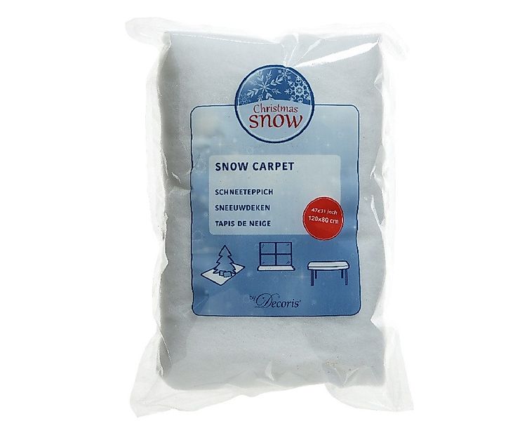 Kaemingk Weihnachtsbaumdecke Schneeteppich Polyester L.120cm B.80cm günstig online kaufen