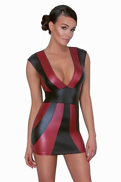 Cottelli PARTY Minikleid Mini Kleid schwarz-rot sexy XL (1-tlg) günstig online kaufen